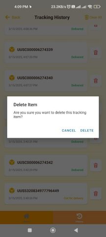 Uniuni Tracking — Uni Express для Android — скриншот 4