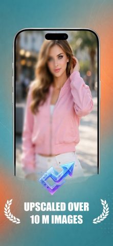 Upscale: Enhance photo quality для Android — скриншот 1