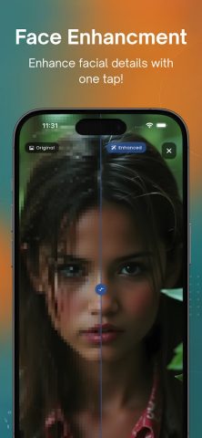 Upscale: Enhance photo quality для Android — скриншот 2