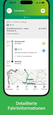 VGN Fahrplan & Tickets для iOS — скриншот 3