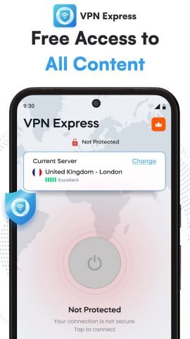 VPN Express: Secure & Fast VPN для Android — скриншот 1