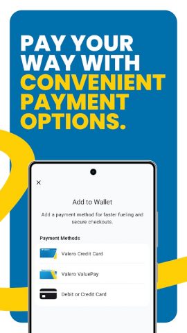 ValeroPay+ для Android — скриншот 3