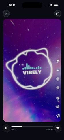 Визуализатор Музыки — Vibely для iOS — официальный трейлер