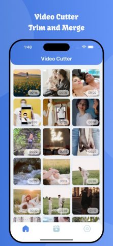 Video Cutter: Trim and Merge для iOS — скриншот 1