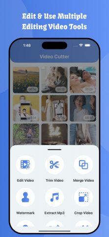 Video Cutter: Trim and Merge для iOS — скриншот 2