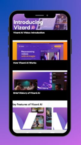 VizardAi Video App Hints для Android — скриншот 2