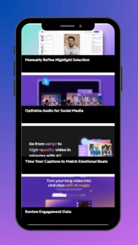 VizardAi Video App Hints для Android — скриншот 5