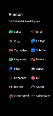 Vmoon — Видеоредактор для iOS — скриншот 1