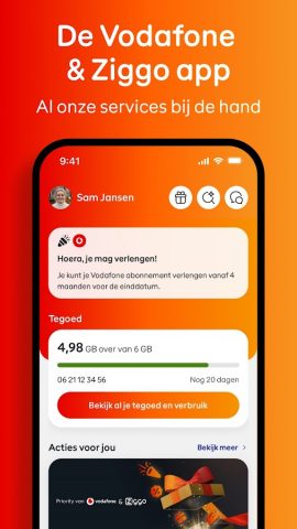 Vodafone & Ziggo для Android — скриншот 1
