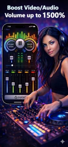 Volume Booster • Bass Booster для iOS — скриншот 1