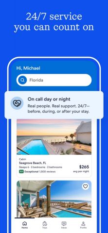 Vrbo Vacation Rentals для iOS — скриншот 2