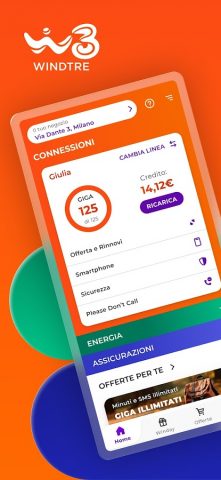 WINDTRE для Android — скриншот 1