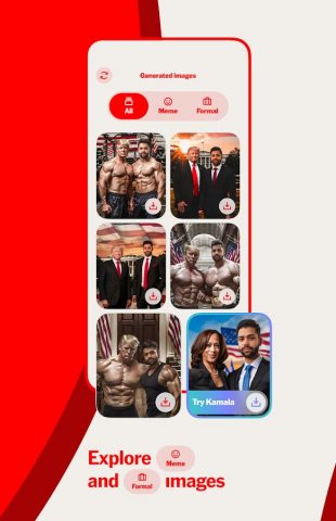 WOMBO Elections: AI Memes для Android — скриншот 3