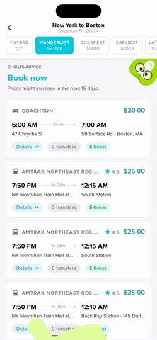 Wanderu: Bus & Train Tickets для iOS — официальный трейлер