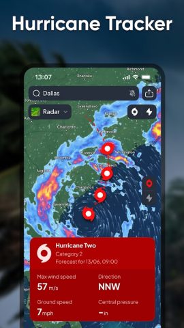 Weather Radar Live Map для Android — скриншот 2