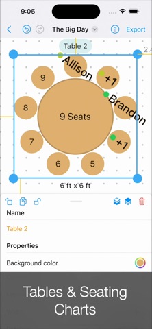 Wedding Floorplans & Seating для iOS — официальный трейлер