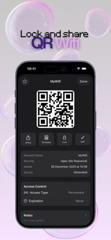WiFi Генератор QR-кодов для iOS — скриншот 5
