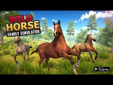 Обложка трейлера Wild Horse Family Simulator 3D