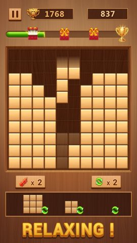 Wood Block — Classic Puzzle для Android — скриншот 1
