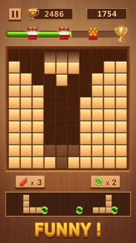 Wood Block — Classic Puzzle для Android — скриншот 2