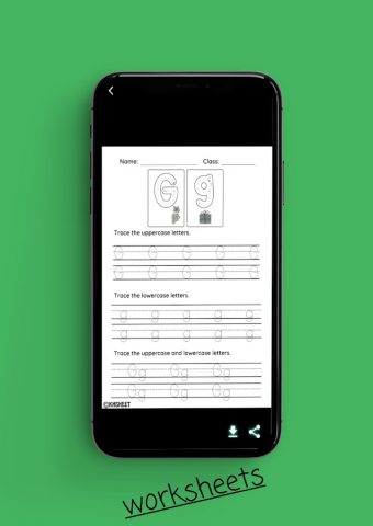 Worksheets для Android — скриншот 3