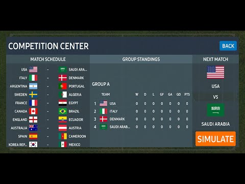 World Football Simulator для Android — официальный трейлер