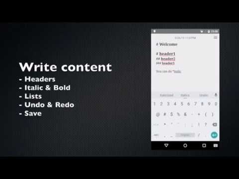 Writer Plus (Write On the Go) для Android — официальный трейлер