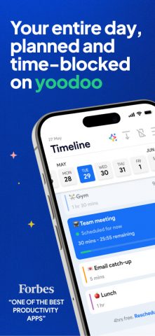 Yoodoo: ADHD Timeblock Planner для Android — скриншот 1