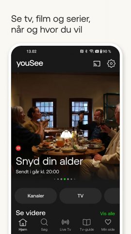 YouSee Play для Android — скриншот 1
