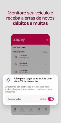 Zapay: Pagar IPVA 2026, multas для Android — скриншот 5