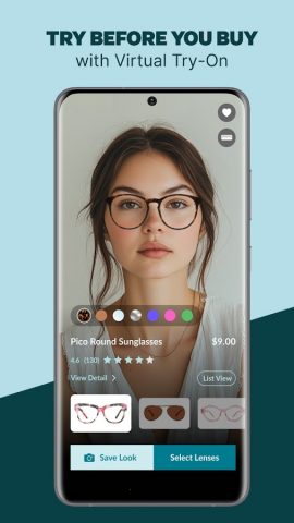 Zenni | Try On & Buy Glasses для Android — скриншот 3