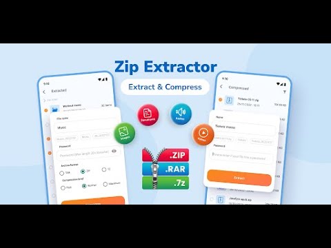 Zip Extractor — UnZIP & UnRAR для Android — официальный трейлер