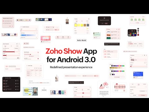 Zoho Show: лучшие презентации — официальный трейлер