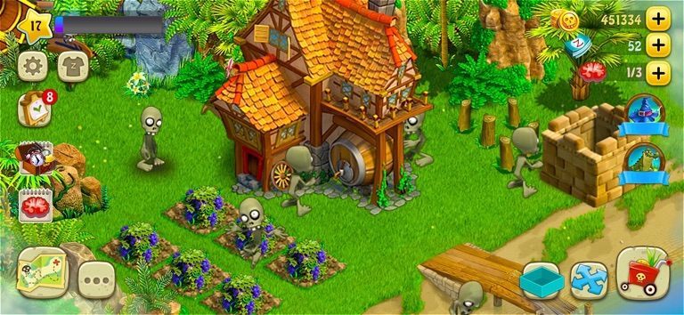 Zombie Castaways для iOS — официальный трейлер