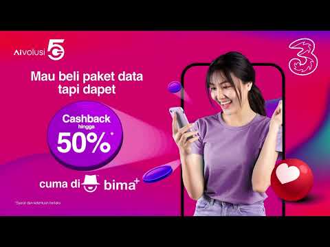 bima+ -Buy Pulsa/Package- Tri для Android — официальный трейлер