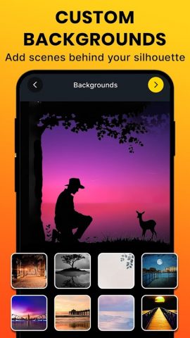 фотография создателя силуэта для Android — скриншот 4