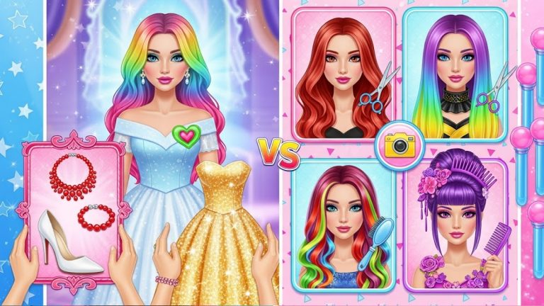 игры для девочек — волосы для Android — скриншот 5