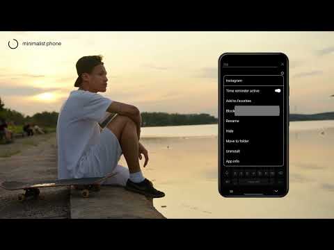 minimalist phone: Launcher — официальный трейлер