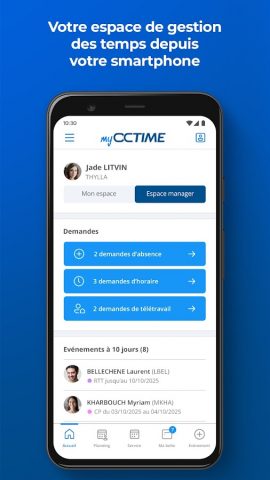myOCTIME для Android — скриншот 2