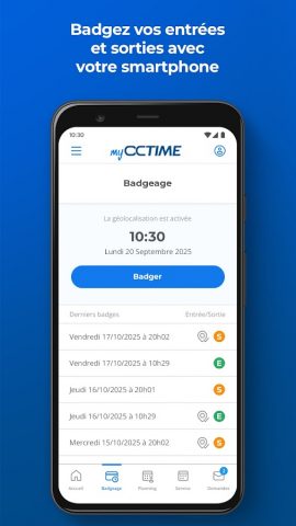 myOCTIME для Android — скриншот 3