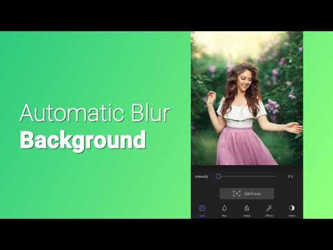 размытие фото редактор для Android — официальный трейлер