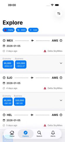seats.aero для iOS — скриншот 2