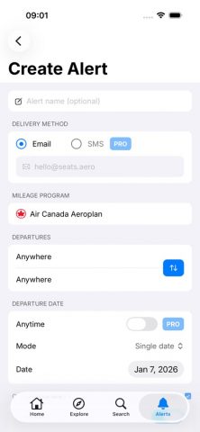 seats.aero для iOS — скриншот 3