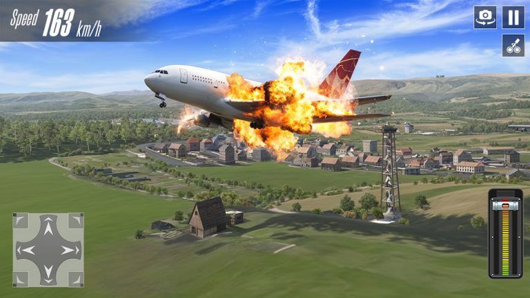 симулятор самолета крушение для Android — скриншот 2