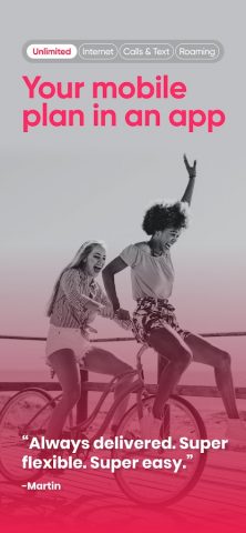 swype: Flexible mobile plans для Android — скриншот 1