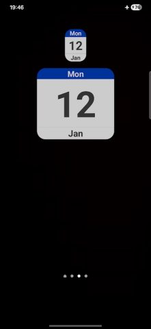 виджет дня и даты для Android — скриншот 2
