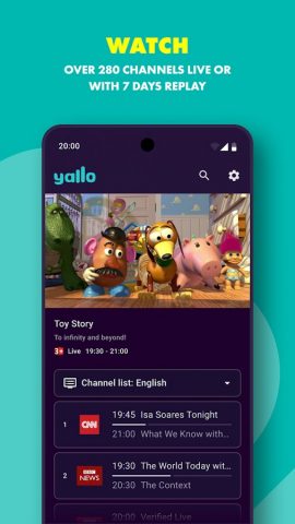 yallo TV для Android — скриншот 2