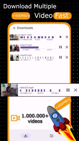 18+ Browser: Video Downloader для Android — скриншот 4