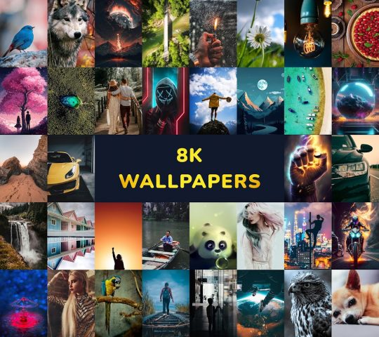 8K Wallpaper & HD Backgrounds для Android — скриншот 1