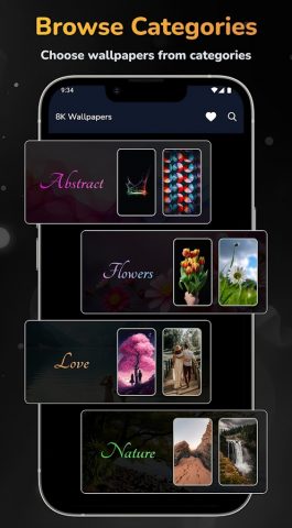 8K Wallpaper & HD Backgrounds для Android — скриншот 3